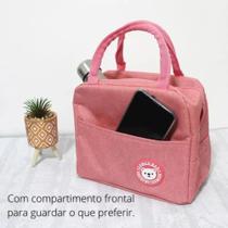 Bolsa Térmica Lancheira Alimentos e Frutas