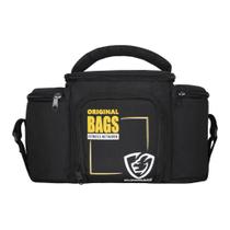 Bolsa Térmica Lancheira Fitness Frasqueira Marmita Escolar Academia Trabalho Transversal Lateral