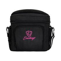 Bolsa Térmica Lancheira Fitness Frasqueira Viagem Alimentar Marmita Portátil Talheres Academia