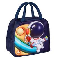 Bolsa Termica Lancheira Infantil Linha Astronauta 23CM