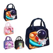 Bolsa Termica Lancheira Infantil Linha Astronauta 23CM - Zein Bolsa Termica Lancheira Infantil Linha Astronauta 23CM - Zein