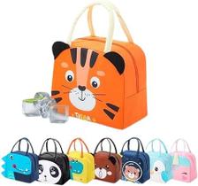 Bolsa Térmica Lancheira Infantil Unissex Porta Marmita Bichinhos Bolsa Térmica Lancheira Infantil Unissex Porta Marmita Bichinhos