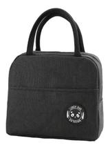 Bolsa térmica Lancheira Lunch Bag Cor: Preto