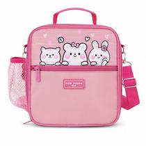 Bolsa Térmica Lancheira Necessaire Alça Infantil Criança Menino Menina Marmita Lanches Amiguinhos -