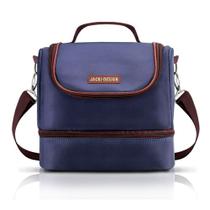 Bolsa Térmica Lancheira Necessaire Marmita Lanches Bebidas 2 Compartimentos