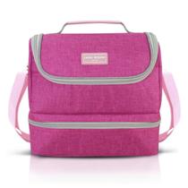 Bolsa Térmica Lancheira Necessaire Marmita Lanches Infantil Juvenil Menino Menina Crianças 2 andares Bolsa Térmica Lancheira Necessaire Marmita Lanches Infantil Juvenil Menino Menina Crianças 2 andares