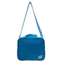 Bolsa Térmica Lancheira Porta Marmita Fitness Com Alça Ajustável Azul Multiuso Frasqueira Academia Trabalho Escola Yes