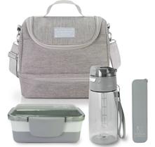 Bolsa Térmica Lancheira Pote Marmita Garrafa Porta Talher Co Bolsa Térmica Lancheira Pote Marmita Garrafa Porta Talher Co