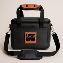 Bolsa Térmica Lancheira Viagem Fitness Marmiteira Reforçada Couro Impermeavel Bolsa Térmica Lancheira Viagem Fitness Marmiteira Reforçada Couro Impermeavel