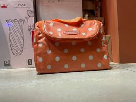 Bolsa termica laranja de bolinha