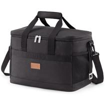 Bolsa Térmica Lifewit 20L para 30 Latas Plegable e Aislante Negra Bolsa Térmica Lifewit 20L para 30 Latas Plegable e Aislante Negra