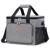 Bolsa térmica Lifewit Dobrável Isolada 24L (40 latas) Cinza Bolsa térmica Lifewit Dobrável Isolada 24L (40 latas) Cinza