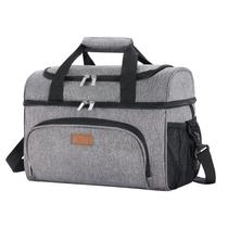 Bolsa térmica Lifewit Large 23L/32 latas isolada cinza Bolsa térmica Lifewit Large 23L/32 latas isolada cinza