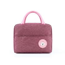 Bolsa Térmica Lunch Bag Portátil para Marmita - Rosa