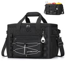 Bolsa térmica macia Maelstrom, 40 latas, isolada, caixa de gelo preta