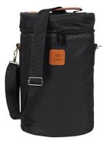 Bolsa Térmica Malbec Para 2 Garrafas De Vinho Preta Bel Cor Preto