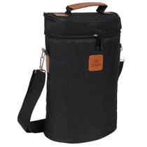 Bolsa Térmica Malbec para 2 Garrafas Preta 52807 BEL
