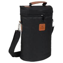 Bolsa Térmica Malbec Preta Para 2 Garrafas 52807 BelFix Bolsa Térmica Malbec Preta Para 2 Garrafas 52807 BelFix