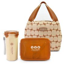 Bolsa Térmica Marmita Copo Fitness Kit 3 Peças Elementos