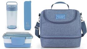 Bolsa Térmica Marmita Copo Porta Talher Kit 4 Peças Jacki Design Joy Bolsa Térmica Marmita Copo Porta Talher Kit 4 Peças Jacki Design Joy