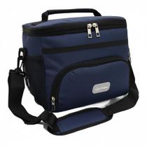 Bolsa Termica Marmita Espaçosa Trabalho Viagem 2 Compartimentos