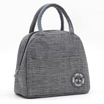 Bolsa Térmica Marmita fitness feminina Cinza Masculina