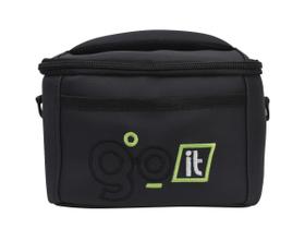 Bolsa Térmica Marmita Fitness Top Black Luxo Impermeável Bolsa Térmica Marmita Fitness Top Black Luxo Impermeável