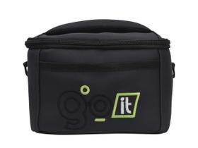 Bolsa Térmica Marmita Fitness Top Black Luxo Impermeável