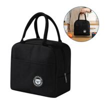 Bolsa Térmica Marmita Lancheira Preta Academia E Passseios Bolsa Térmica Marmita Lancheira Preta Academia E Passseios