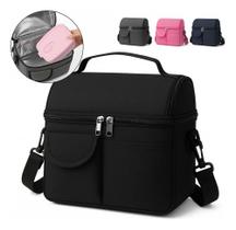 Bolsa Térmica Marmita Lancheira Trabalho Fit Latas Alimentos