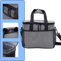 Bolsa Térmica Marmita Unissex 14 Litros Necessaire Lancheira Fitness Bag Marmiteira Academia C/ Alça