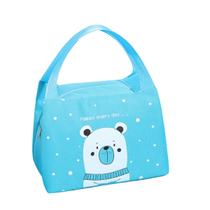 Bolsa Térmica Marmiteira Para Transportar Alimentos Quentes Espaço Mamadeira Infantil Bichinhos Forrada Moderna