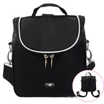 Bolsa Termica Marmiteira Preto e Branco Masculina e Feminina Compacta Alta Qualidade Necessaire Bolsa Termica Marmiteira Preto e Branco Masculina e Feminina Compacta Alta Qualidade Necessaire