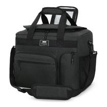 Bolsa térmica MIER 30L extra grande para acampamento, praia, churrasco, cinza