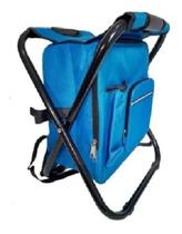 Bolsa Térmica Mochila 25 Litros C/ Banco Camping Pesca Praia
