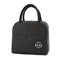 Bolsa térmica necessaire portátil dobrável organizadora bolso externo semi-impermeável com alça