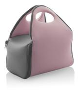 Bolsa Térmica Neoprene Rosa/Cinza BT100 OU