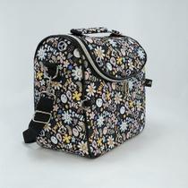 Bolsa Térmica Noah Flower Love Preto - Ideal para Alimentos e Bebidas Bolsa Térmica Noah Flower Love Preto - Ideal para Alimentos e Bebidas