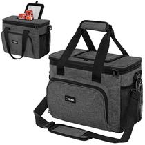 Bolsa Térmica OPUX Suave Plegable 19L para 30 Latas Gris