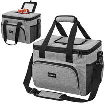 Bolsa Térmica OPUX Suave y Plegable para Almuerzo de 27L, Capacidad para 40 Latas