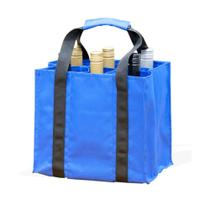 Bolsa Térmica Para 6 Garrafas Color Block Azul - Anabell