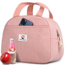 Bolsa Térmica para Almuerzo CaCTOUR para Mujer en Pana Rosa