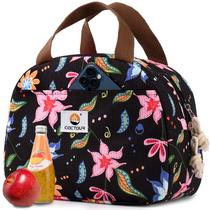 Bolsa Térmica para Almuerzo CaCTOUR para Mujeres y Niñas con Diseño Floral