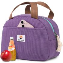 Bolsa Térmica para Almuerzo CaCTOUR para Mujeres y Niñas Morada