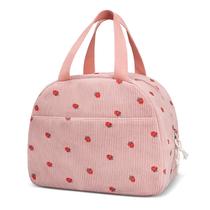 Bolsa Térmica para Almuerzo de Pana Aislada para Mujeres