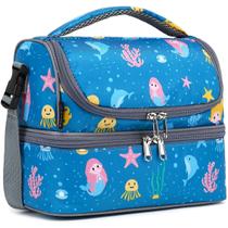 Bolsa Térmica para Almuerzo FlowFly Doble Piso Aislante Azul Sirena Bolsa Térmica para Almuerzo FlowFly Doble Piso Aislante Azul Sirena