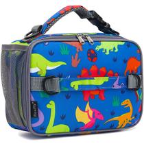 Bolsa Térmica para Almuerzo FlowFly Kids Dinosaurio con Porta Botella