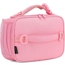 Bolsa Térmica para Almuerzo FlowFly Kids Duradera con Porta Botella Rosa