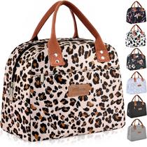 Bolsa Térmica para Almuerzo HOMESPON para Mujeres, Hombres y Adultos con Estampado Leopardo Bolsa Térmica para Almuerzo HOMESPON para Mujeres, Hombres y Adultos con Estampado Leopardo