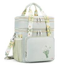 Bolsa Térmica para Almuerzo HSHRICH Impermeable Reutilizable 16L Verde Bolsa Térmica para Almuerzo HSHRICH Impermeable Reutilizable 16L Verde